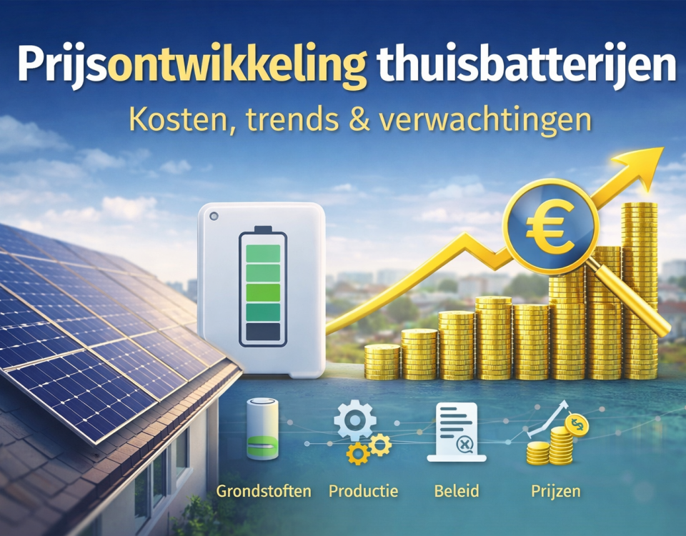 Ontwikkelingen in de prijzen van thuisbatterijen